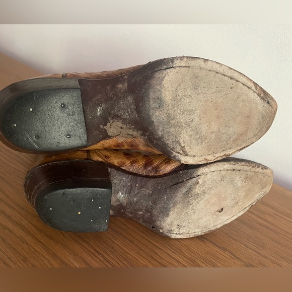 Panhandle Slim size 7 Ostrich Cowboy Boots - Picture 6 of 8